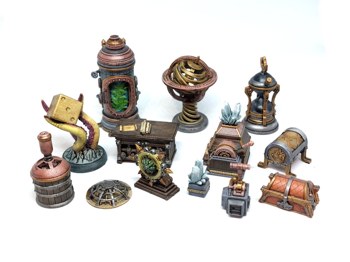 Décor pour de role et avanture steam punk